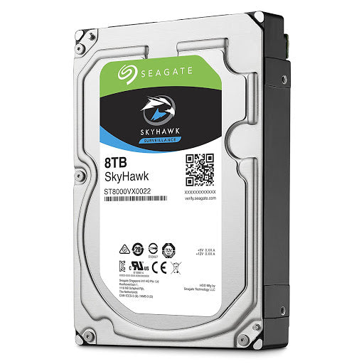 ST8000VX0022 Seagate SkyHawk 8TB 7200RPM SATA 6GB/s 256MB Cache 3.5-inch Hard Drive