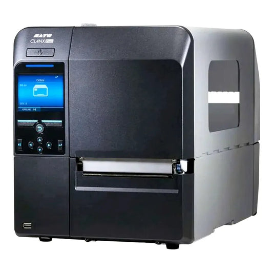 WWCLP3001 SATO CL4NX Plus 609 dpi 6 ips USB Ethernet Serial Parallel NFC LCD Display Thermal Transfer Desktop Industrial Barcode Label Printer