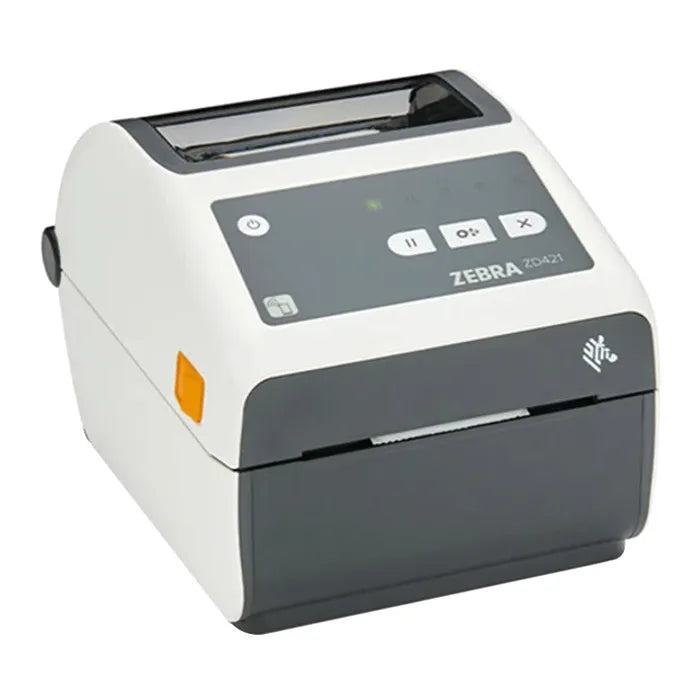 ZD4AH42-C01E00EZ Zebra ZD421d-HC 203 dpi 6 ips USB Ethernet Bluetooth Tear Bar Thermal Transfer Desktop Healthcare Barcode Label Printer
