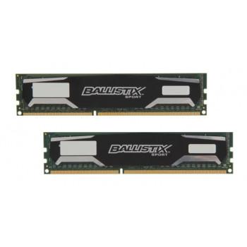 BLS2KIT8G3D1609DS1S0 - Crucial 16GB Kit (2 X 8GB) PC3-12800 non-ECC Unbuffered DDR3-1600MHz CL11 240-Pin DIMM 1.35V Low Voltage Memory