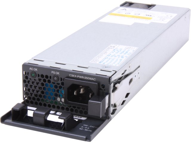 C3KX-PWR-350WAC-RF Cisco 350-Watts Hot Pluggable Redundant Power Supply for Catalyst 3K-X
