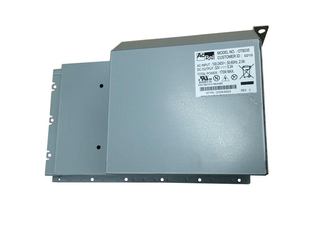 CH538-60023 HP 170-Watts Power Supply Unit for DesignJet T1200/T770 Color InkJet Printer