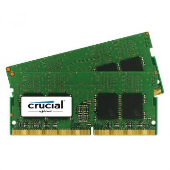 CT2K8G4SFS824A - Crucial 16GB Kit (2 X 8GB) PC4-19200 non-ECC Unbuffered DDR4-2400MHz CL17 260-Pin SODIMM 1.2V Single Rank Memory