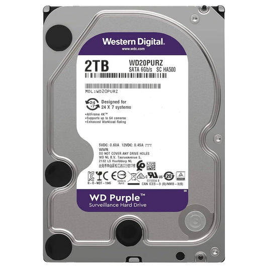 00382H Dell 2TB 7200RPM SATA 6Gb/s 64MB Cache 3.5-inch Hard Drive