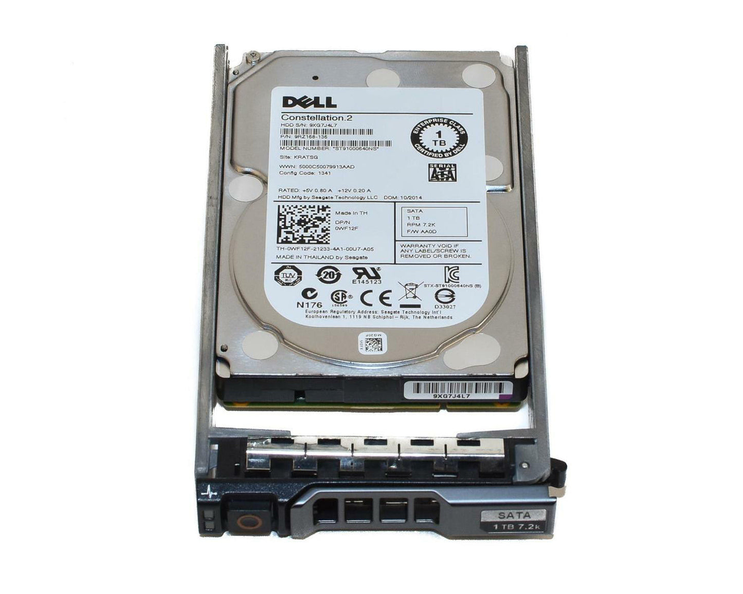 D4K78 Dell 1TB 7200RPM SATA 2.5-Inch Hard Drive
