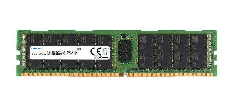 M386A8K40CM2-CVFBY Samsung 64GB DDR4 2933MHz PC4-23400 Reg ECC CL21 LR-DIMM 1.2V Quad Rank Memory Module