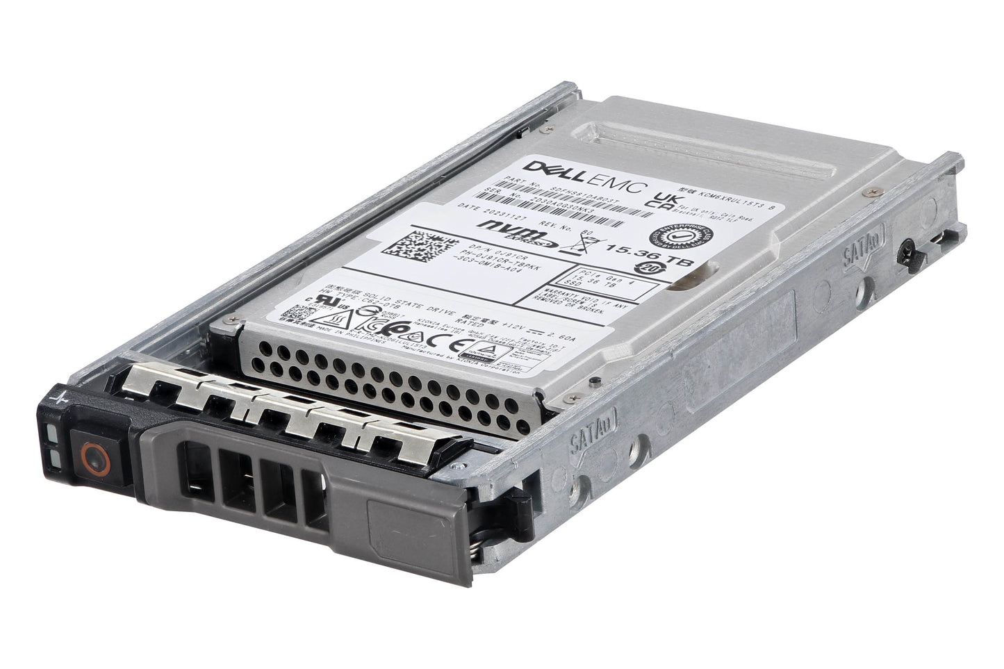 J91CR Dell 15.36TB Triple-Level Cell PCI Express NVMe 4.0 U.3 , 2.5" Solid State Drive