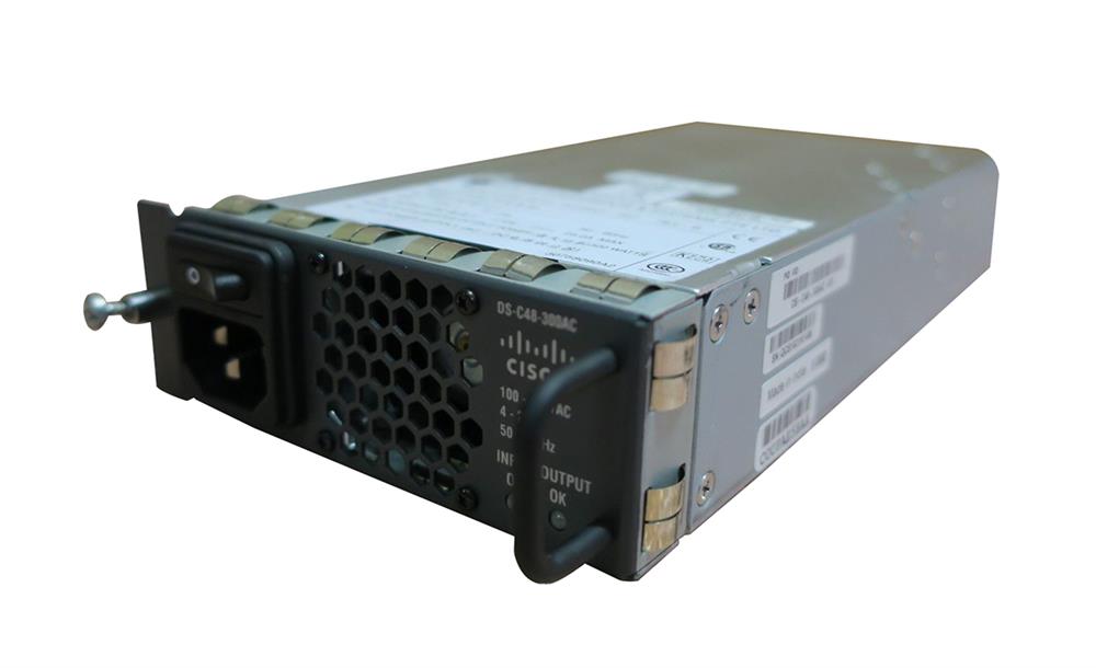 DS-C48S-300AC Cisco 300-Watts 100-240V 50-60Hz Hot-Pluggable Redundant AC Power Supply for MDS 9148S