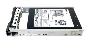 GJ6HT Dell 3.84TB MLC SAS 12Gbps 2.5-inch Internal Solid State Drive with 3.5-inch Carrier