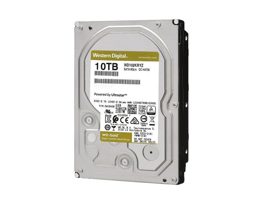 WD102KRYZ Western Digital Gold 10TB 7200RPM SATA 6Gbps 256MB Cache 3.5-Inch Hard Drive
