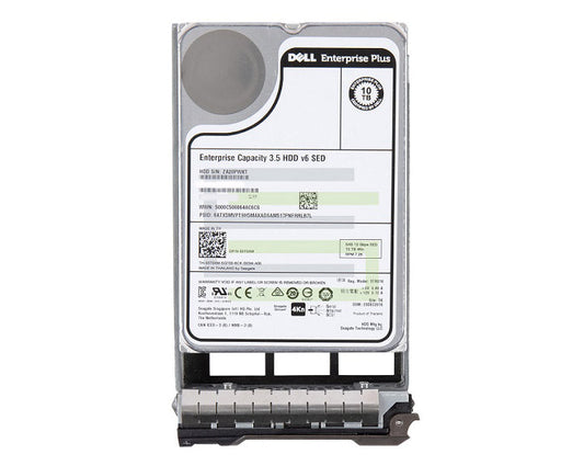 HW0M9 Dell 10TB 7200RPM SAS 12Gbps 4Kn 3.5-Inch Hard Drive