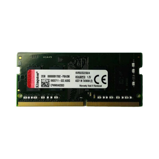 Kingston ValueRAM 4GBDDR43200MHz (PC4-25600)CL22SODIMM Memory
