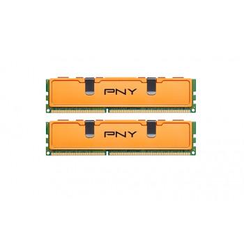 MD8192KD3-1333 - PNY Technologies 8GB Kit (2 X 4GB) PC3-10600 non-ECC Unbuffered DDR3-1333MHz CL9 240-Pin DIMM 1.5V Dual Rank Memory