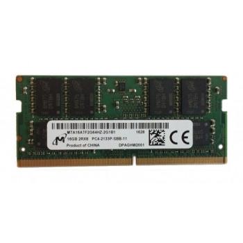 MTA16ATF1G64HZ-2G1 - Micron 8GB PC4-17000 non-ECC Unbuffered DDR4-2133MHz CL15 260-Pin SODIMM 1.2V Dual Rank Memory