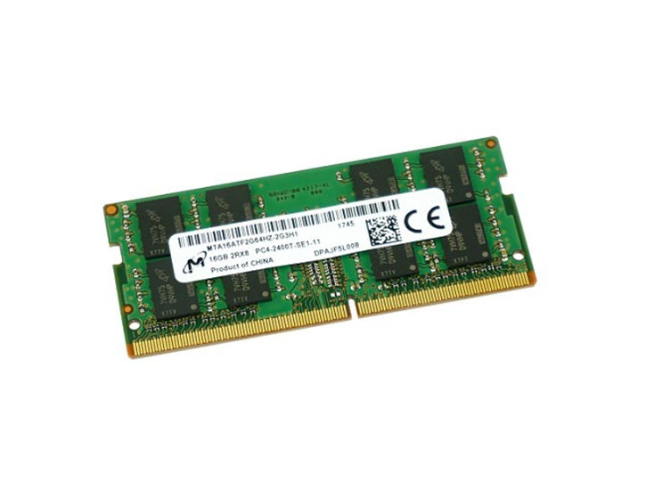 MTA16ATF2G64HZ-2G1B1 Micron 16GB PC4-17000 non-ECC Unbuffered DDR4-2133MHz CL15 260-Pin SODIMM 1.2V Memory