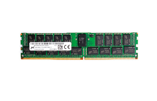MTA36ASF4G72PZ-2G3B1II Micron 32GB PC4-19200 DDR4-2400MHz ECC Registered CL17 DIMM 1.2V Dual-Rank Memory Module