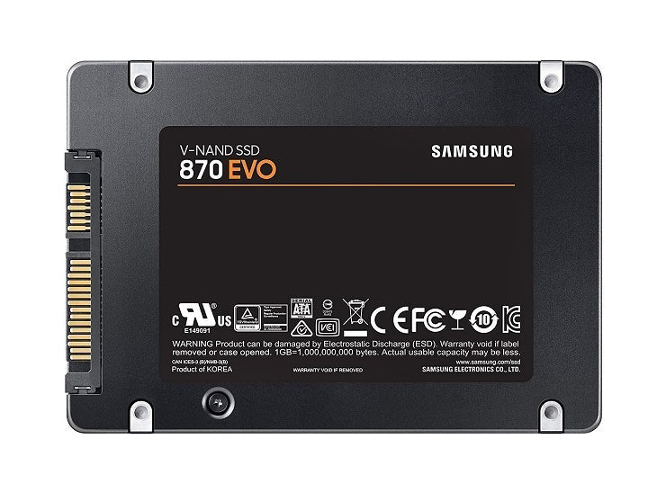 MZ-77E2T0E Samsung 870 EVO 2TB TLC SATA 6Gbps 2.5-inch Solid State Drive