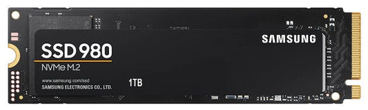MZ-V8V1T0B/AM Samsung 980 Series 1TB TLC PCI Express 3.0 x4 NVMe (AES-256 / TCG Opal 2.0) M.2 2280 Solid State Drive