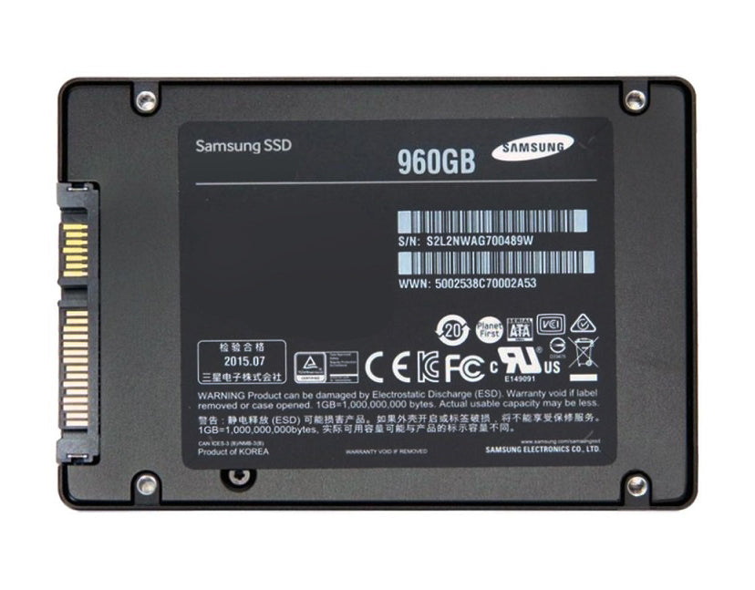 MZ7WD960HAGP Samsung SM843T 960GB MLC SATA 6Gbps 2.5-inch Solid State Drive