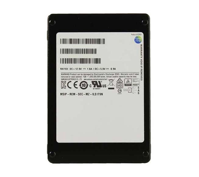 MZILT15THMLA-00007 Samsung PM1643 Series 15.36TB TLC SAS 12Gbps 2.5-Inch Solid State Drive