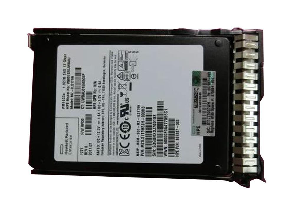 P10214-K21 HPE 1.92TB PCI Express x4 NVMe Read Intensive 2.5-Inch Solid State Drive