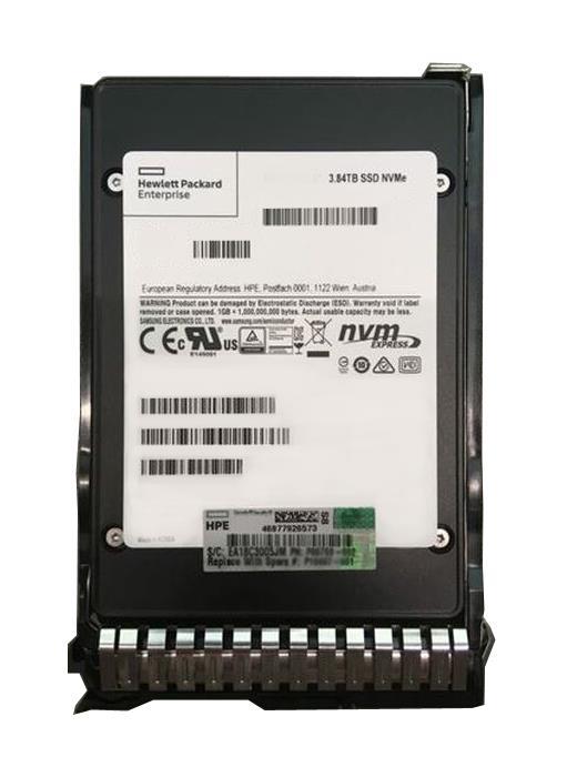 P26419-001 HPE 3.84TB PCI Express NVMe 2.5-inch SCN Read Intensive Solid State Drive