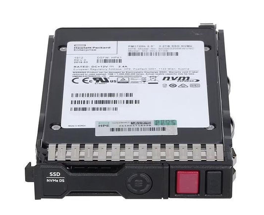P26420-001 HPE 7.68TB PCI Express x4 NVMe Read Intensive U.3 2.5-inch Solid State Drive
