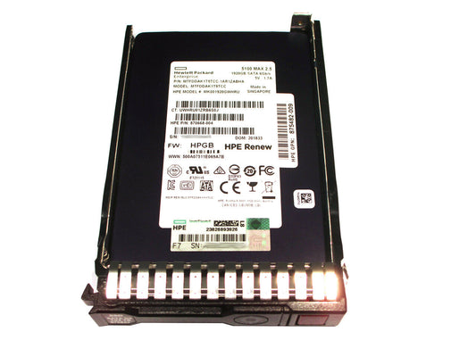 P49030-H21 HPE 1.92TB SAS 12Gbps Read Intensive 2.5-Inch Solid State Drive with Smart Carrier for G10 Server