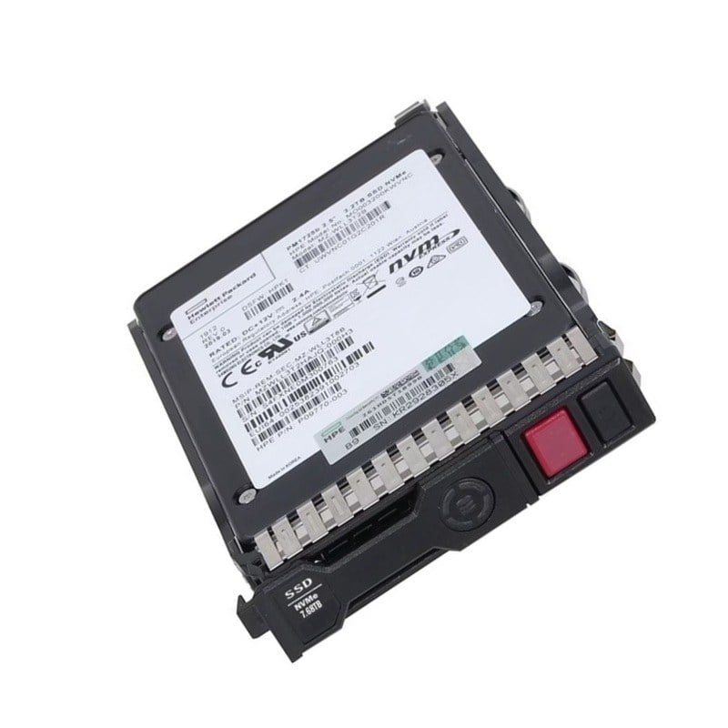 P50220-B21 HP 7.68TB PCI Express NVMe Gen4 Read Intensive SFF U.3 Solid State Drive