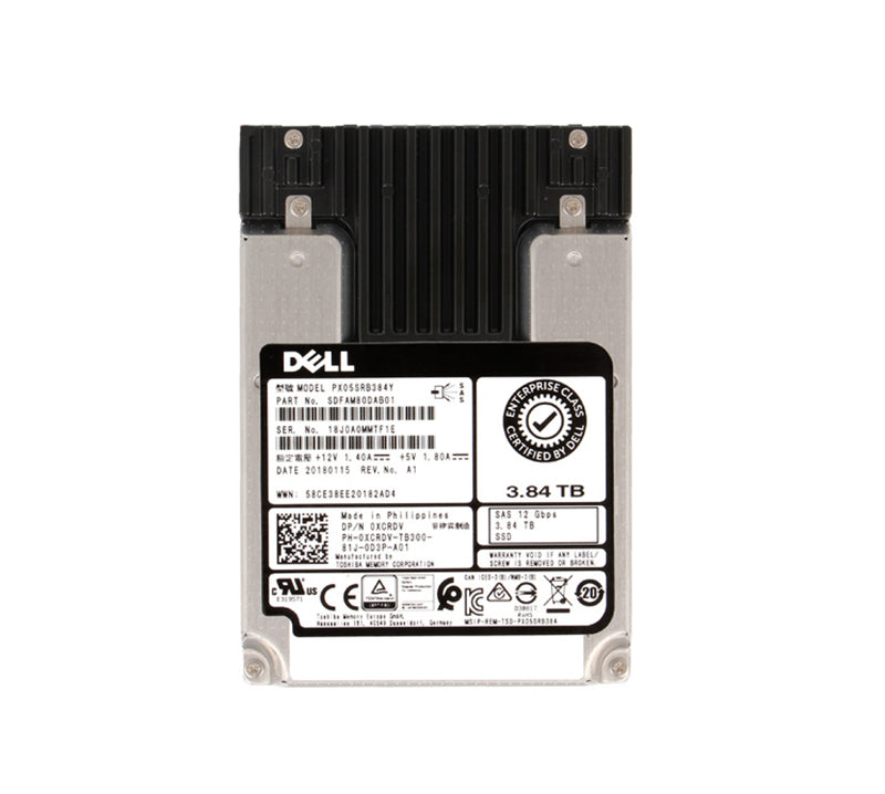 PX05SRB384Y Toshiba 3.84TB Read Intensive MLC SAS 12Gbps 512N 2.5-Inch Solid State Drive