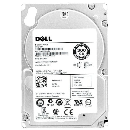 034XWC Dell 1.2TB 10000RPM SAS 6GB/s 2.5-inch Internal Hard Drive