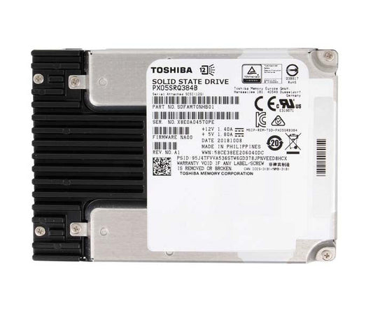 SDFAM70NHB01 Toshiba 3.84TB MLC SAS 12Gbps 2.5-Inch Solid State Drive