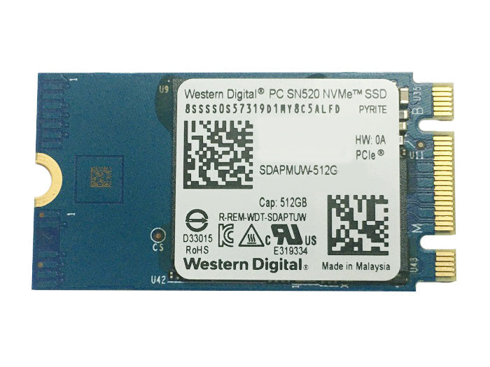 SDAPNUW-512G-1032 Western Digital SN520 512GB mSATA M2 Nvme Solid State Drive
