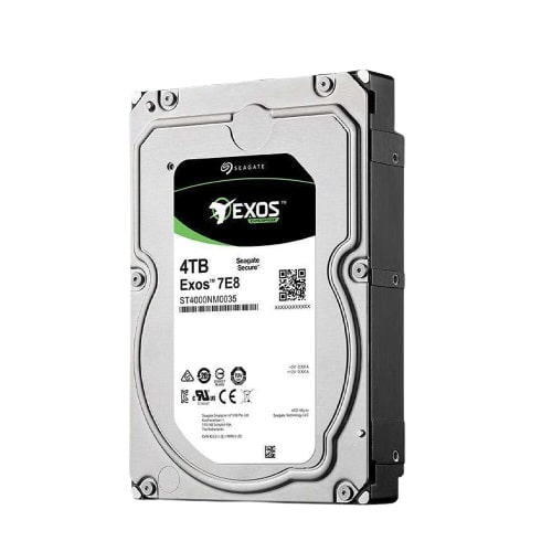 ST4000NM014A Seagate Exos 7E8 4TB 7200RPM SAS 12Gbps 256MB Cache 512n 3.5-inch Hard Drive