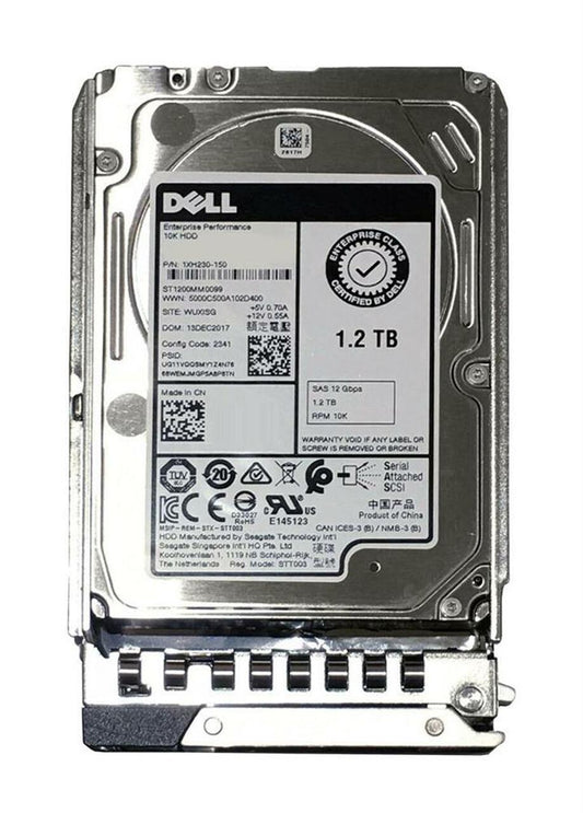 W000M Dell 1.2TB 10000RPM SAS 12Gbps Hot Swap (512n) 2.5-Inch Hard Drive