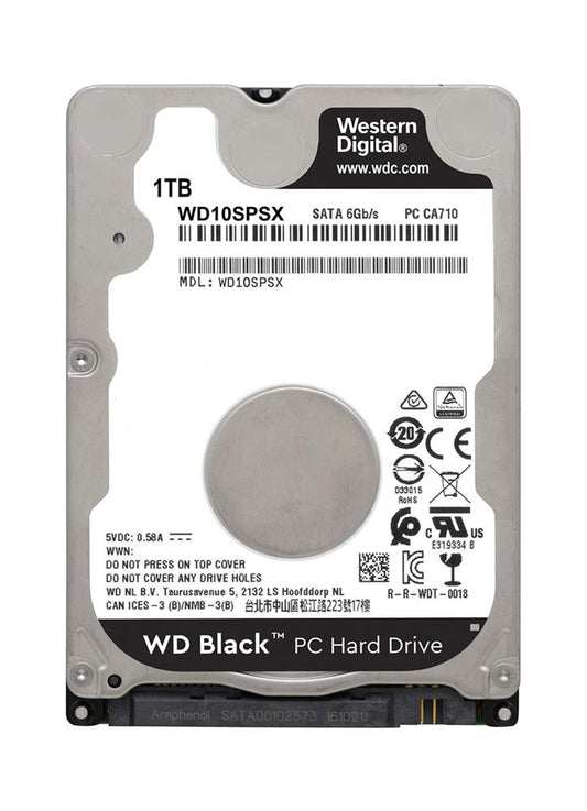 WD10SPSX Western Digital 1TB 7200RPM SATA 6Gbps 2.5-Inch Hard Drive