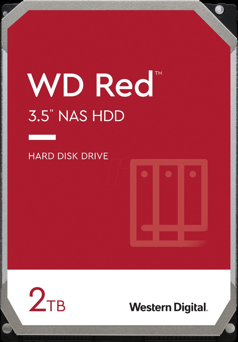 WD20EFAX Western Digital Red NAS 2TB 5400RPM SATA 6Gbps 256MB Cache 3.5-inch Hard Drive