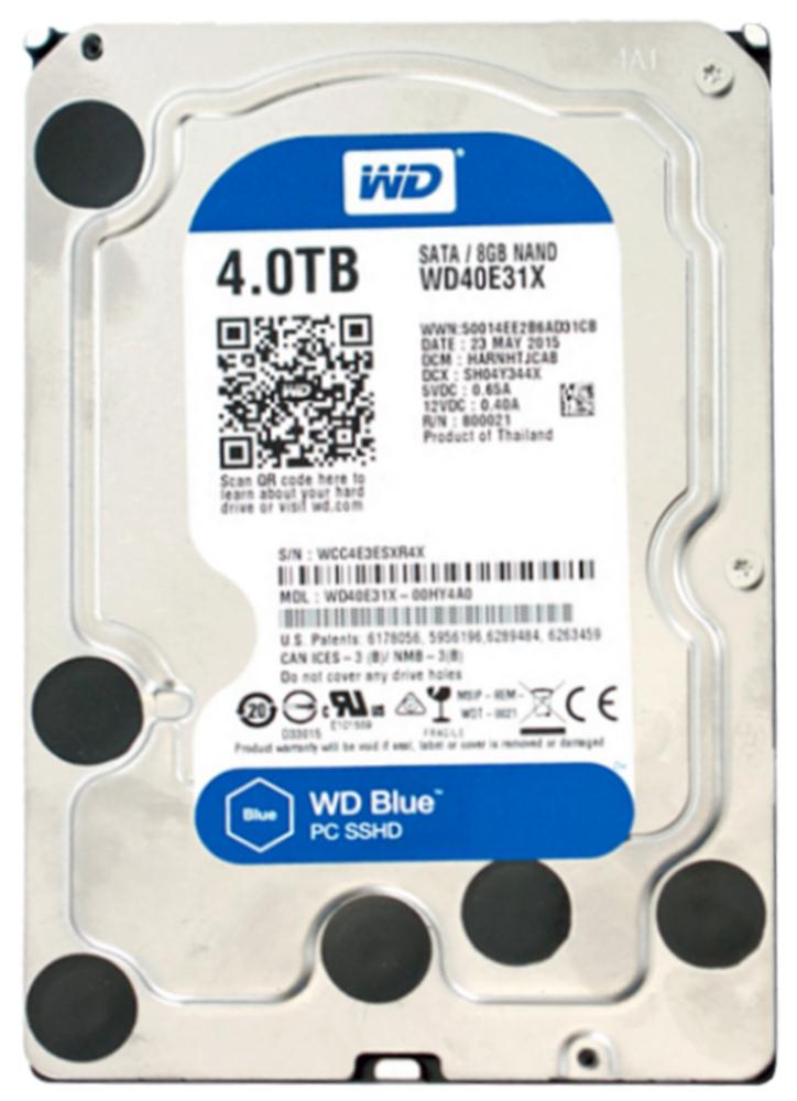 WD40E31X Western Digital 4TB 5400RPM SATA 6.0 Gbps 3.5 64MB Cache Blue Hard Drive