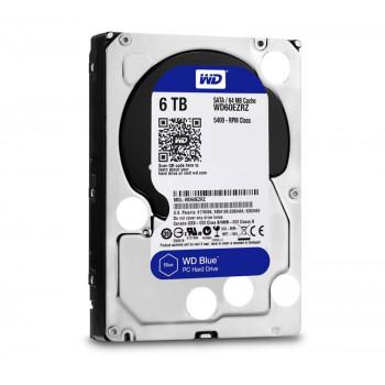 WD60EZRZ - Western Digital Blue 6TB 5400RPM SATA 6GB/s 64MB Buffer 3.5-inch Internal Desktop Hard Drive