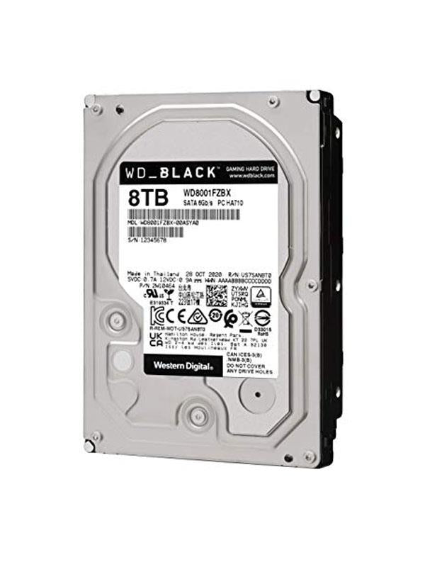 WD8001FZBX Western Digital Black Performance 8TB 7200RPM SATA 6Gbps 256MB Cache 3.5-inch Hard Drive