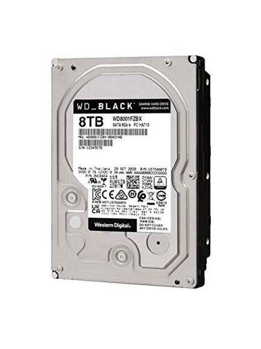 WD8001FZBX Western Digital Black Performance 8TB 7200RPM SATA 6Gbps 256MB Cache 3.5-inch Hard Drive