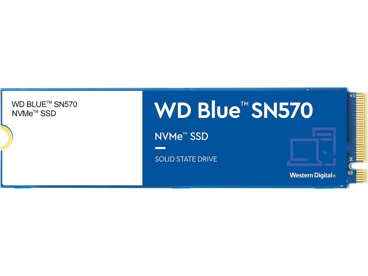 WDS100T3B0C Western Digital Blue SN570 1TB TLC PCI Express 3.0 x4 NVMe M.2 2280 Solid State Drive