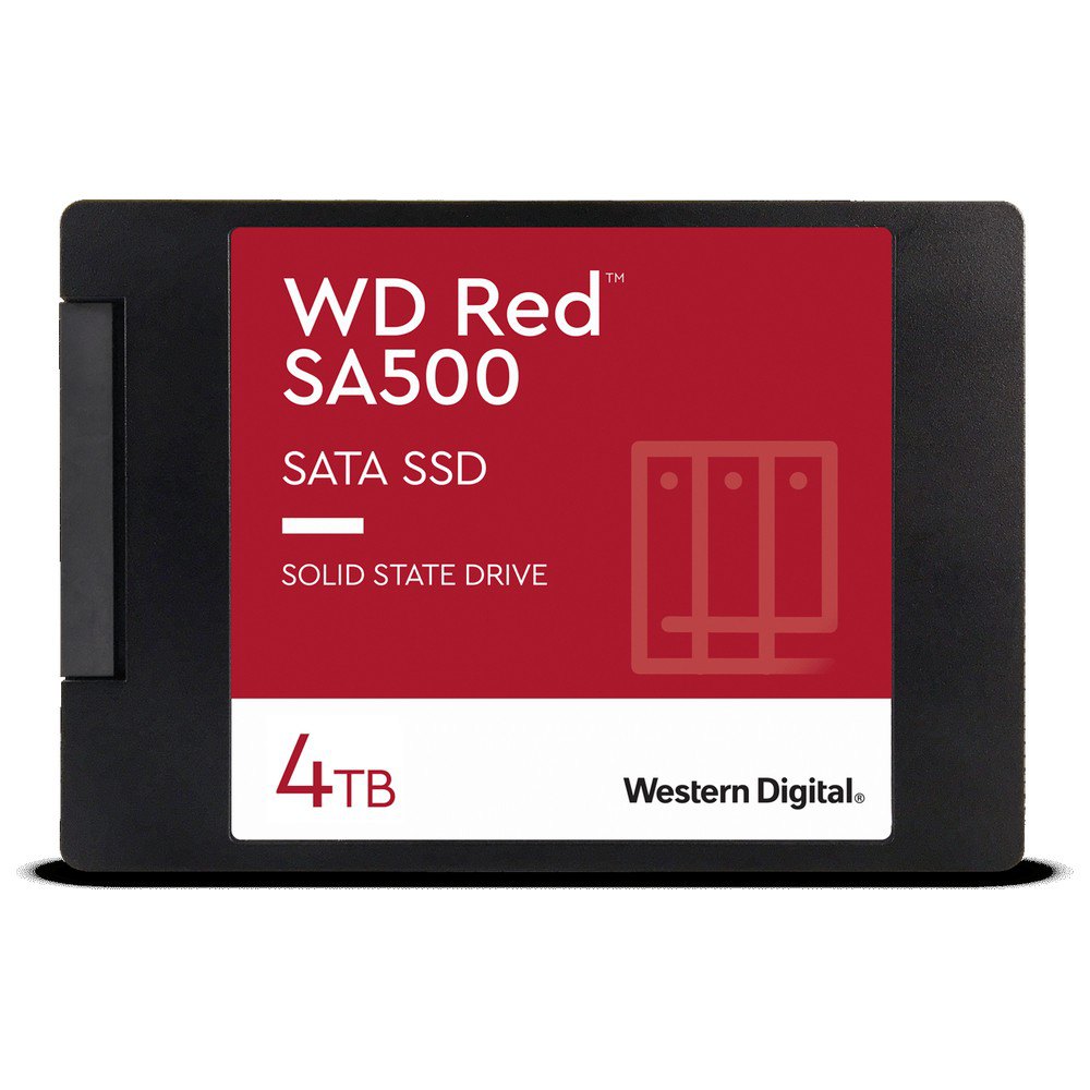 WDS400T1R0A Western Digital Red SA500 NAS 4TB TLC SATA 6Gbps 2.5-inch Solid State Drive