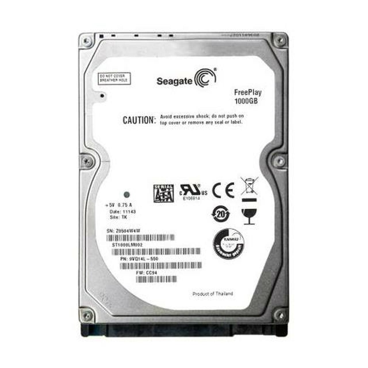 9VQ14L-550 Seagate FreePlay 1TB 5900RPM SATA 3GB/s 32MB Cache 2.5-inch Internal Hard Drive