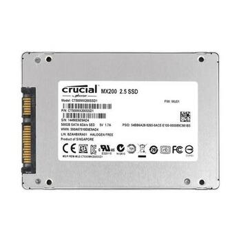 CT500MX200SSD1 Crucial MX200 Series 500GB MLC SATA 6Gbps 2.5-inch Internal Solid State Drive
