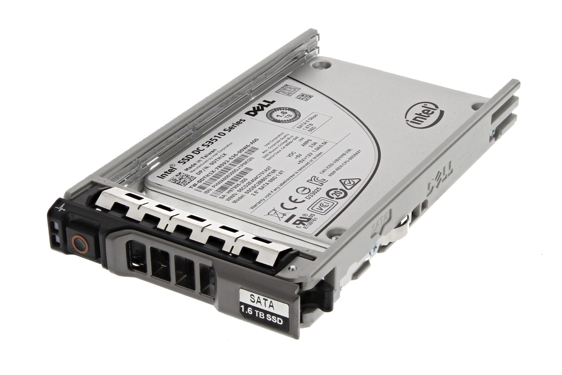 YX6GF Dell 1.6TB MLC SATA 6Gbps Mixed Use 2.5-inch Solid State Drive
